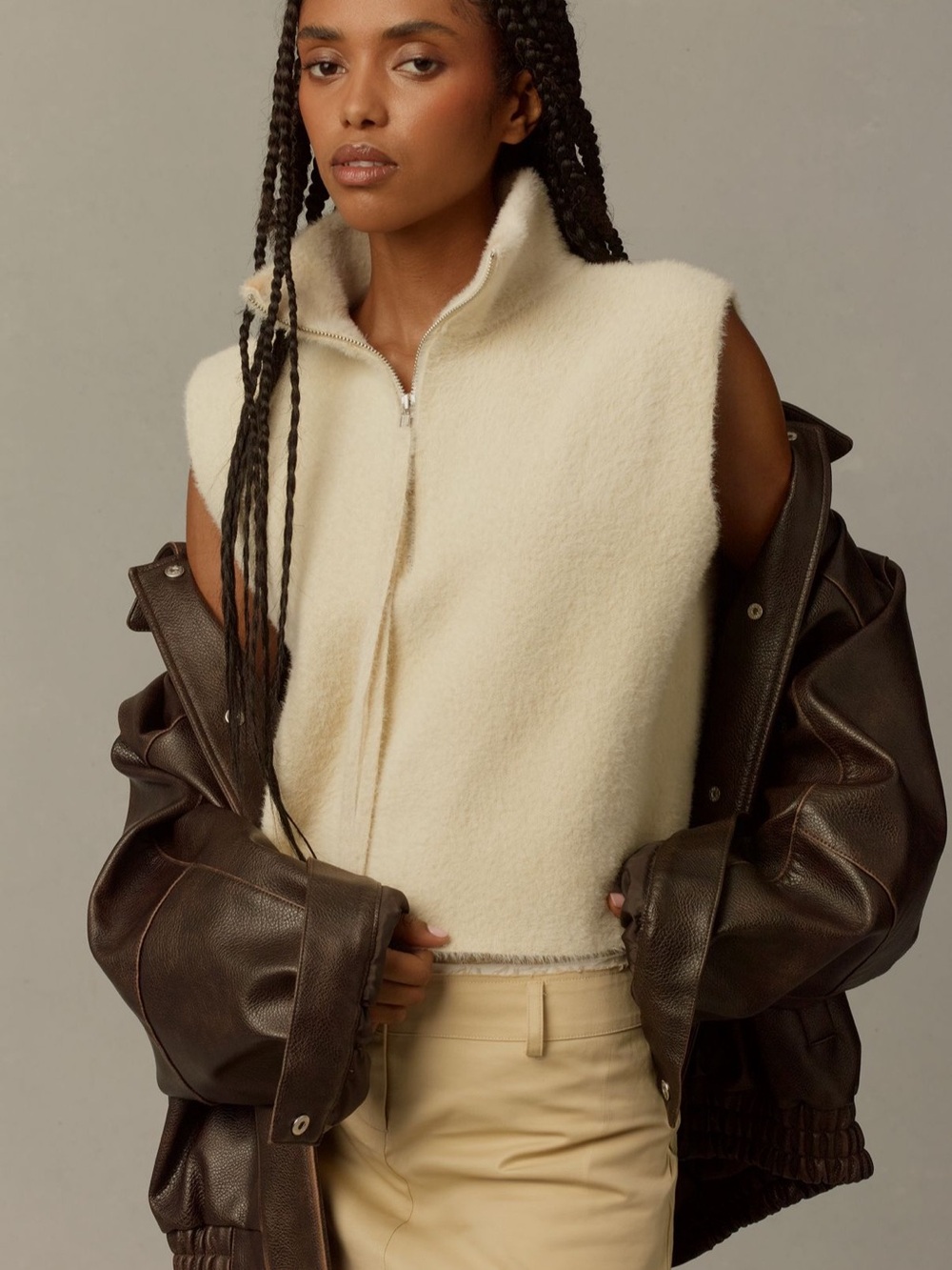 Maeve Brushed Knit Vest